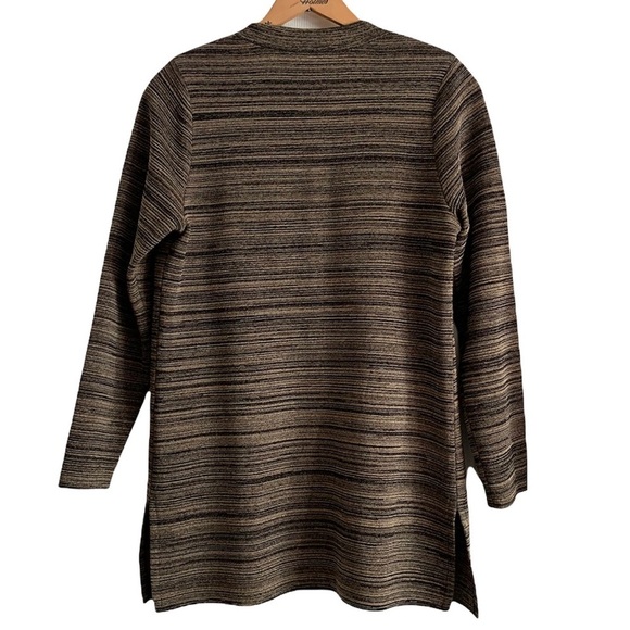 Misook Black and Tan Button Down Blazer - Picture 3 of 17